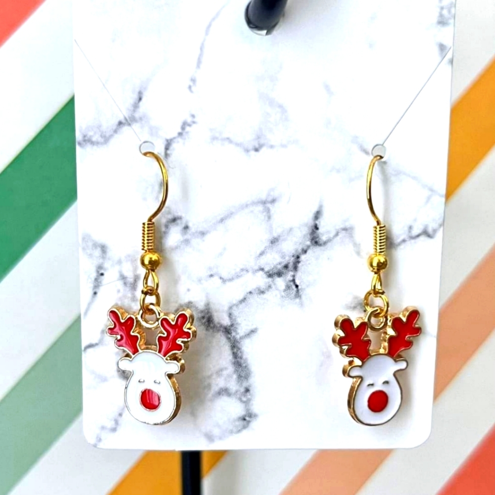 Christmas Reindeer Earrings